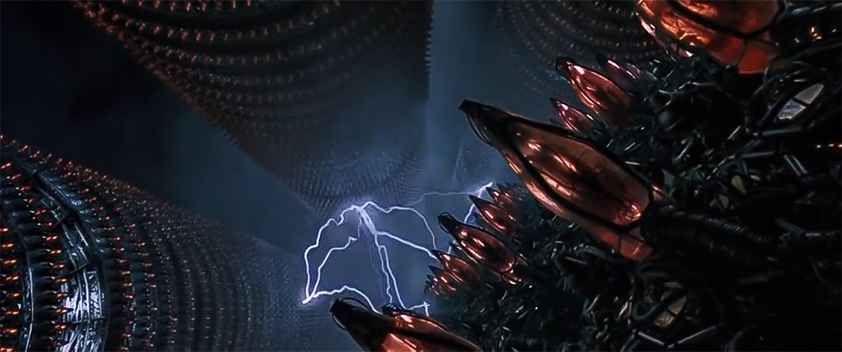 Matrix filmjelenet is utal arra, hogy a jövőben a robotok által történik a mesterséges megtermékenyítés, amikor az embert már gyártják. Mátrix 1 filmjelenet, ahol Neo (Keanu Reeves) felébred, és sok embert lát burokban, mesterséges tartályokban.